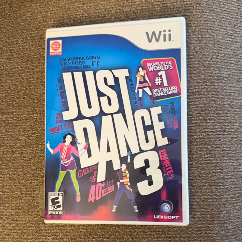 Just Dance 3 for Wii - Blue Cover